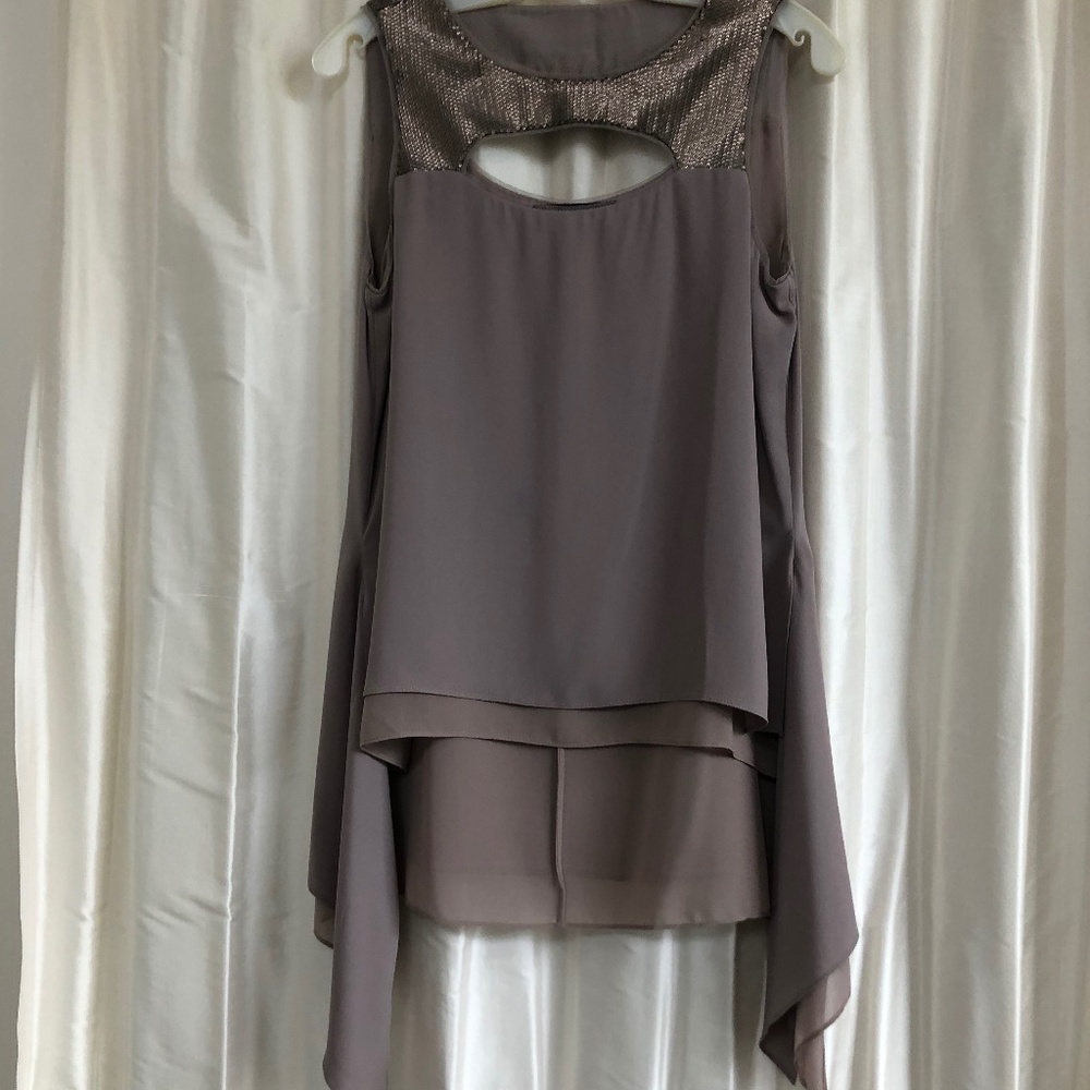 BCBG MaxAzria Bianca sequin tank. small. - Picture 5 of 8